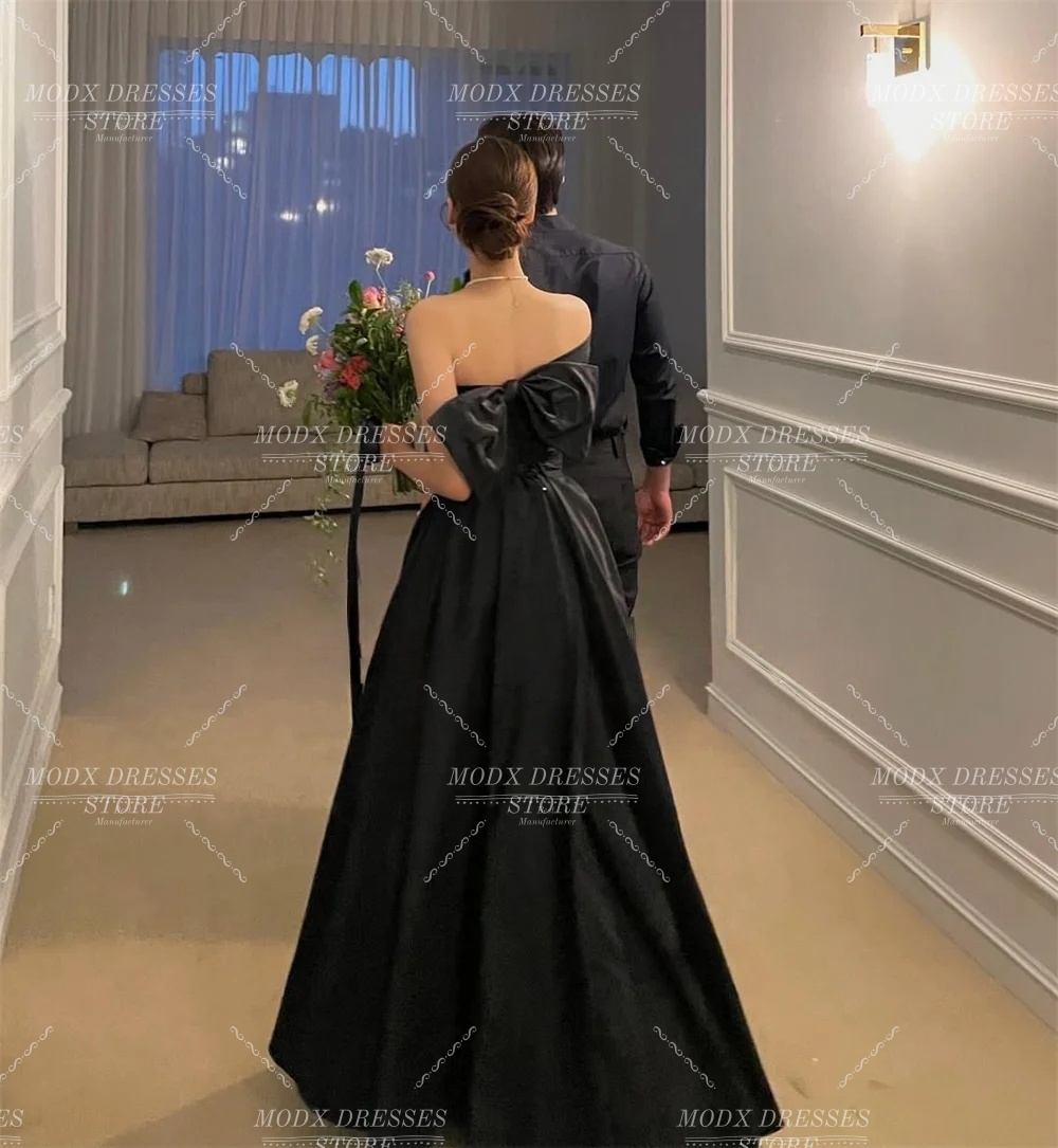MODX Elegant Black One-Shoulde - Modern Korean Lifestyle 评论和价格