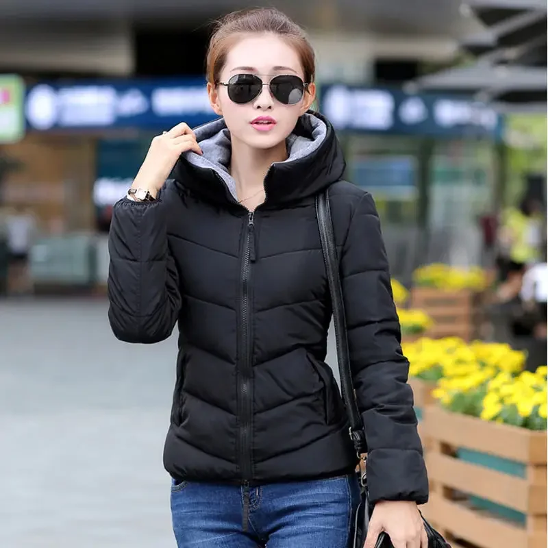 Red Female Coats Short Quilted - Modern Korean Lifestyle 评论和价格